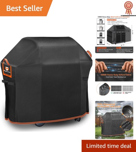 Waterproof bbq grill cover - 58",